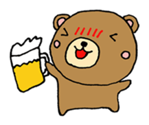 kuma no kumao sticker #11392903