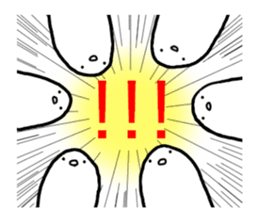 White strange life sticker #11393188