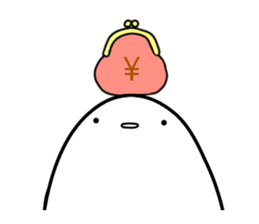 White strange life sticker #11393211