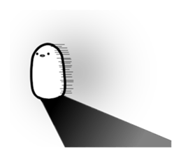 White strange life sticker #11393216