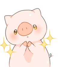 Cute pig Sticker !! sticker #11393464