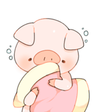 Cute pig Sticker !! sticker #11393466