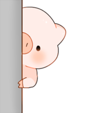Cute pig Sticker !! sticker #11393470