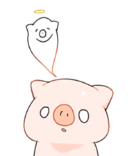 Cute pig Sticker !! sticker #11393474