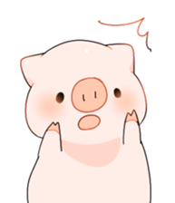 Cute pig Sticker !! sticker #11393477