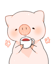 Cute pig Sticker !! sticker #11393481