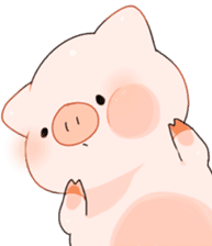 Cute pig Sticker !! sticker #11393486