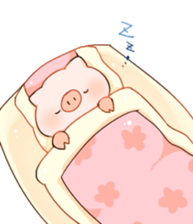 Cute pig Sticker !! sticker #11393488