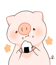 Cute pig Sticker !! sticker #11393493
