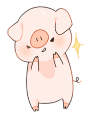 Cute pig Sticker !! sticker #11393494