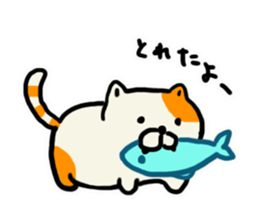 fluffy fat cat (Kawaii) sticker #11393601