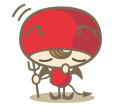 Easy! English! Mr. small devil sticker #11394031