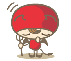 Easy! English! Mr. small devil sticker #11394031