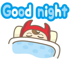 Easy! English! Mr. small devil sticker #11394043