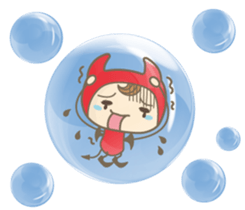 Easy! English! Mr. small devil sticker #11394046