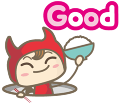 Easy! English! Mr. small devil sticker #11394051