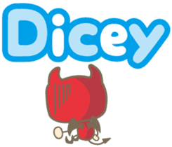 Easy! English! Mr. small devil sticker #11394053