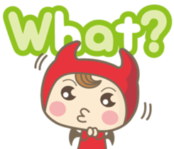 Easy! English! Mr. small devil sticker #11394056