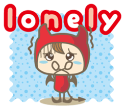 Easy! English! Mr. small devil sticker #11394063