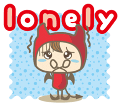 Easy! English! Mr. small devil sticker #11394063