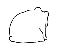 White bear Paradise sticker #11394590