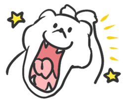 White bear Paradise sticker #11394599