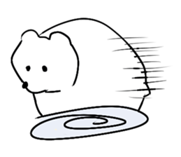 White bear Paradise sticker #11394601