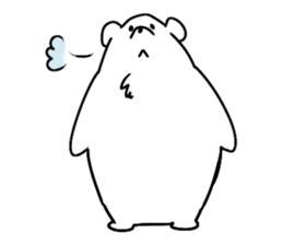 White bear Paradise sticker #11394606