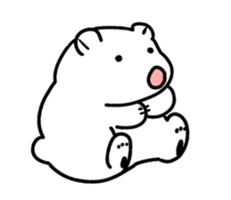 White bear Paradise sticker #11394608