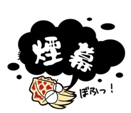 oval squid (aori ika) sticker no.3 sticker #11394701