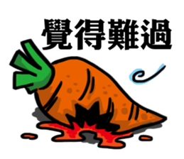 A day in the life of a white rabbit sticker #11395132