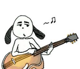 Surreal dog, Mont Blanc sticker #11395383