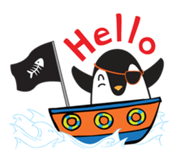 Nano Penguin sticker #11395424