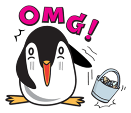 Nano Penguin sticker #11395429