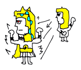 Egypt Ha Ha. Hello how are you to day? sticker #11395630