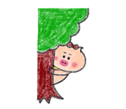 Crayon de Butako sticker #11395708