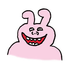 Expressive usagi sticker