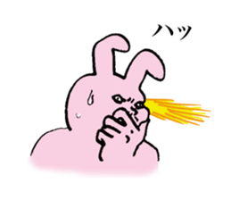 Expressive usagi sticker sticker #11395988