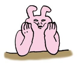 Expressive usagi sticker sticker #11395990