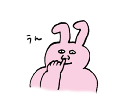 Expressive usagi sticker sticker #11395992