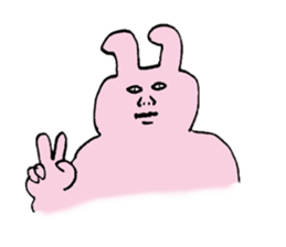 Expressive usagi sticker sticker #11395994