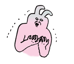 Expressive usagi sticker sticker #11395996