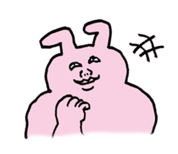 Expressive usagi sticker sticker #11396008