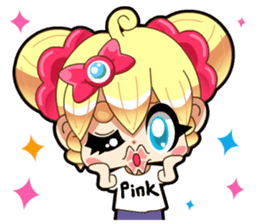 Pink Pink childhood 7 sticker #11396530