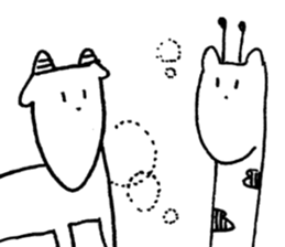 Goat&Giraffe sticker #11396978
