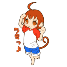 MONCHAN of a monkey sticker #11397784
