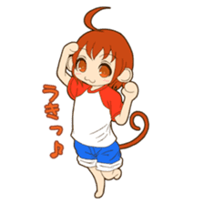 MONCHAN of a monkey sticker #11397784