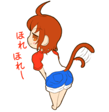 MONCHAN of a monkey sticker #11397790