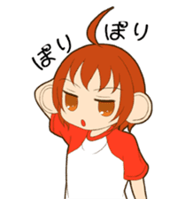 MONCHAN of a monkey sticker #11397792