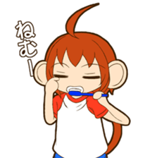 MONCHAN of a monkey sticker #11397797